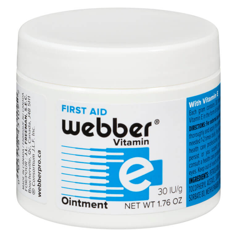 ber First Aid Cream with 100 Pure Vitamin E. WEBBER