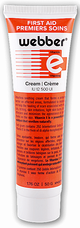 Crème Premiers Soins WEBBER avec vitamine E - First Aid Cream WEBBER with vitamin E