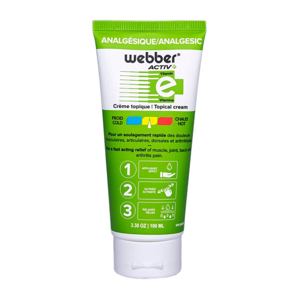 WEBBER Activ+ Crème Analgésique100ml - 065798431252