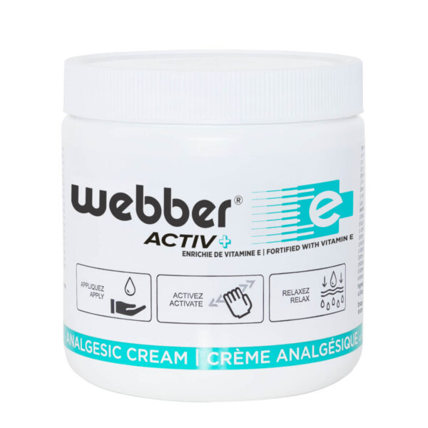 WEBBER Activ+ analgesic topical gel cream with arnica and vitamin E - 450g - 065798431269