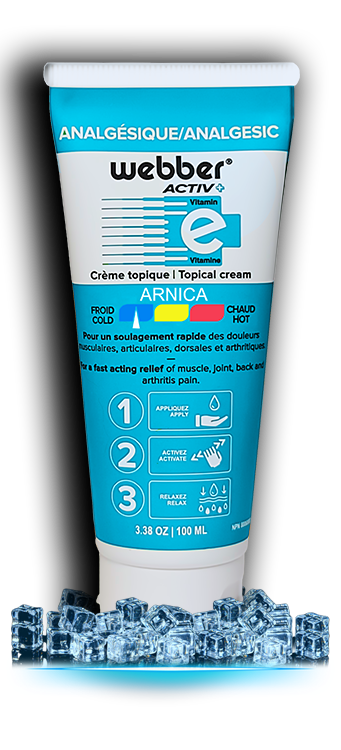 Anica Cream gel analgesis WEBBER Activ+ with Arnica and vitamin E - 100ml - 065798431269